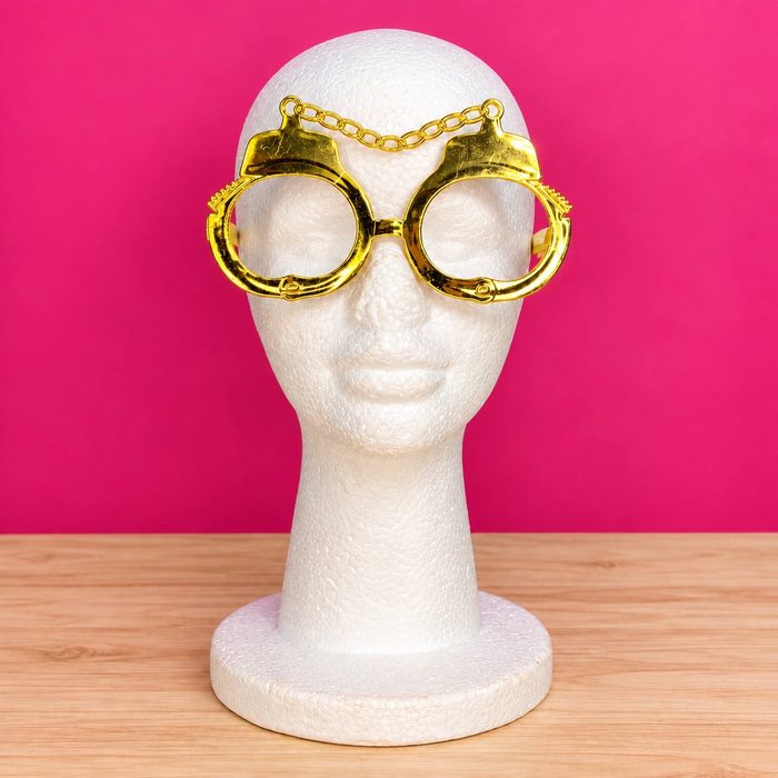 Lentes Metalizado - Forma de Esposas