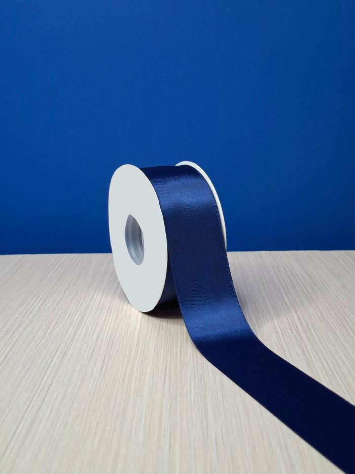 Cinta Raso Ls #9 - Azul Marino 370 (23mts)