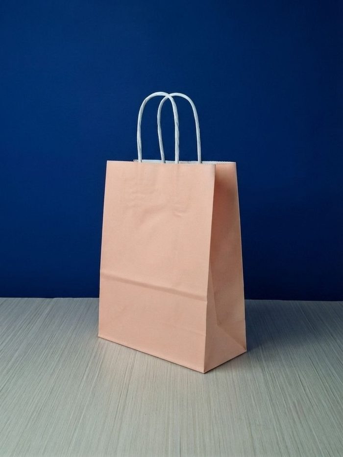 Bolsa Kraft Pequeña - Coral