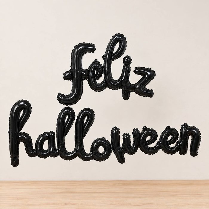 Blister Halloween Corrido - Negro