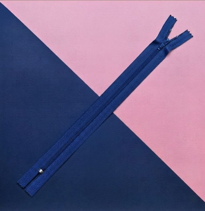 Cierre Plastico 60cm Azul Royal