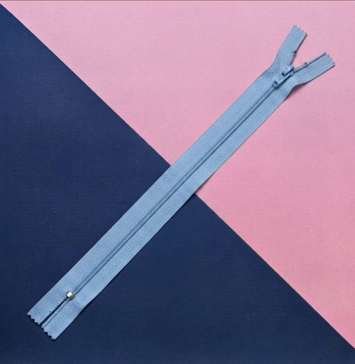 Cierre Plastico 50cm Cielo