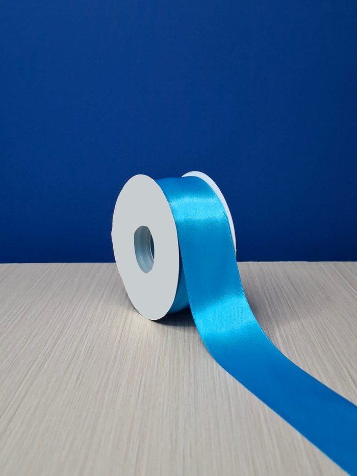 Cinta Raso Ls #9 - Azul Egeo 327 (23mts)