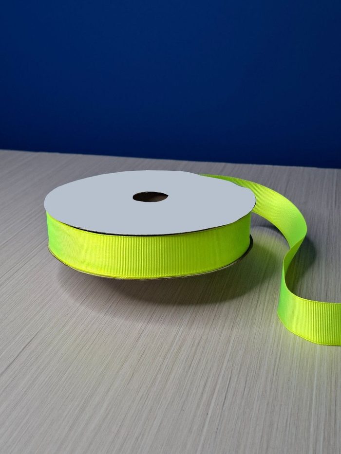 Cinta Gros #5 Amarillo Fluorescente 010 Rollo 46mts