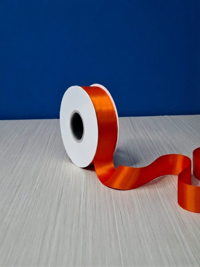 Cinta Raso Ls #5 - Naranja Otoño 761 (23mts)