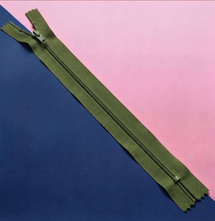 Cierre Plastico 30cm Verde Aceituna