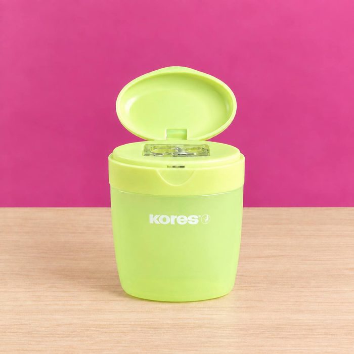 Sacapuntas Kores Deposito Doble Pastel