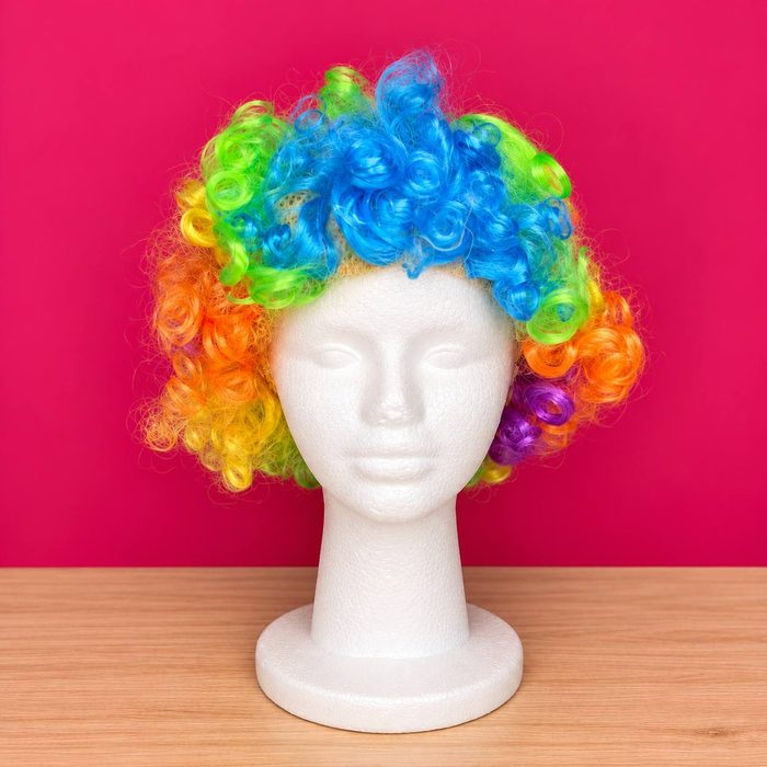 Peluca Multicolor de Payaso