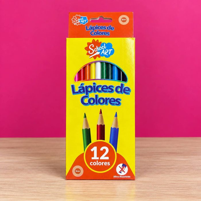 Lapices De Colores School 12 Und