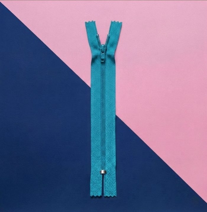 Cierre Plastico 15cm Azul Electrico