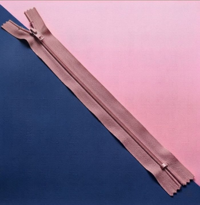 Cierre Plastico 30cm Rosa Vieja