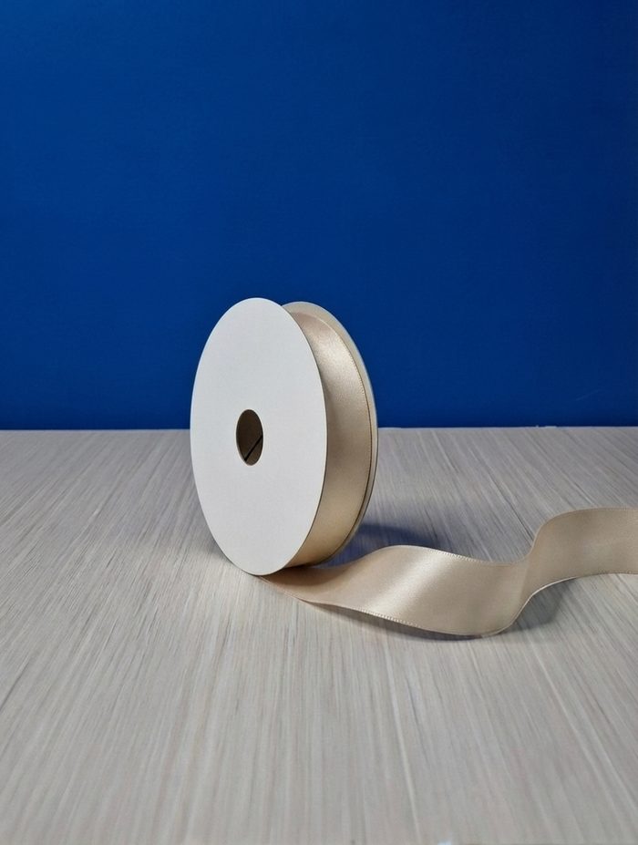 Cinta Raso #5 Beige 050 Rollo 23mts