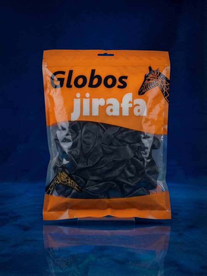 Paquete De Globos Jirafa - R5 Negro 50pz