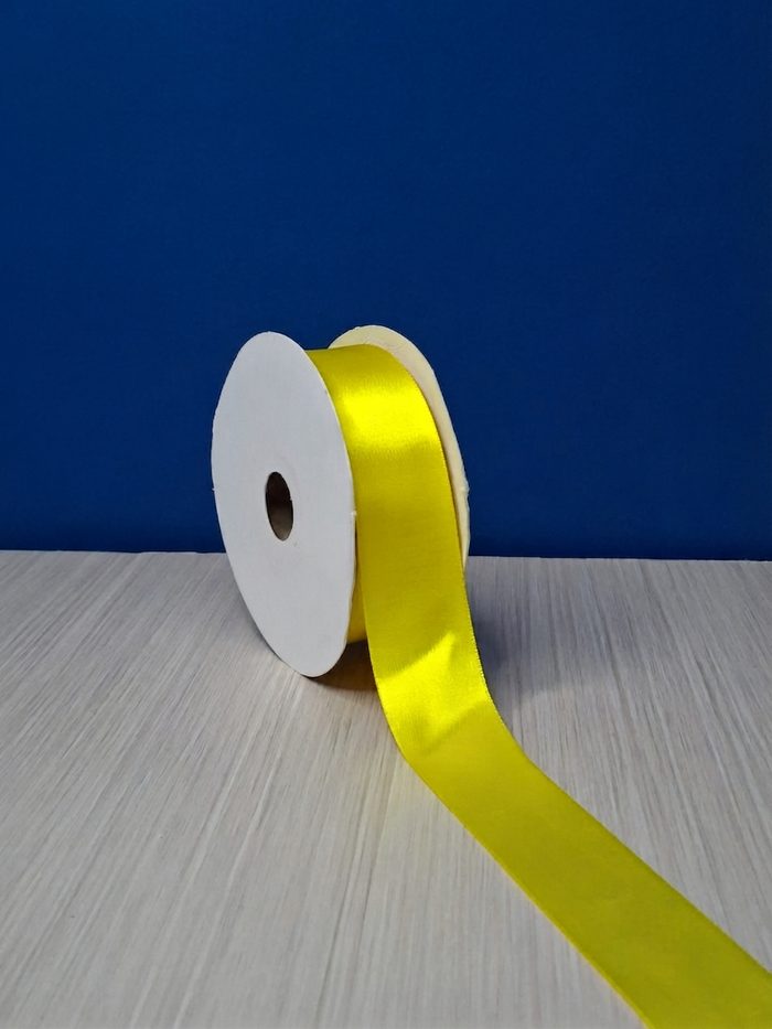 Cinta Raso #9 Amarillo Sol 3-1245938 Rollo 23mts