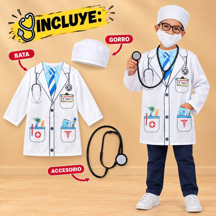 Disfraz de Medico - Talla Unica