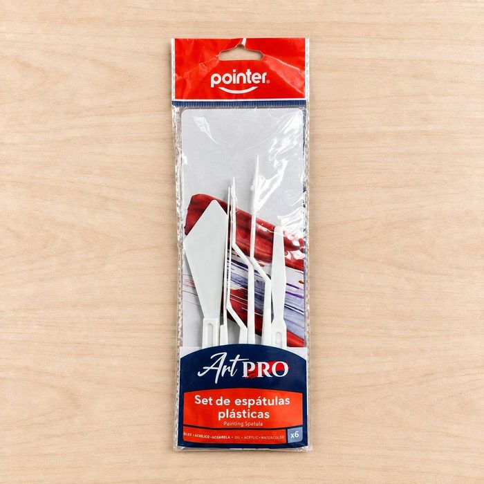 Set De Espatulas Plasticas 6und Artpro - Pointer