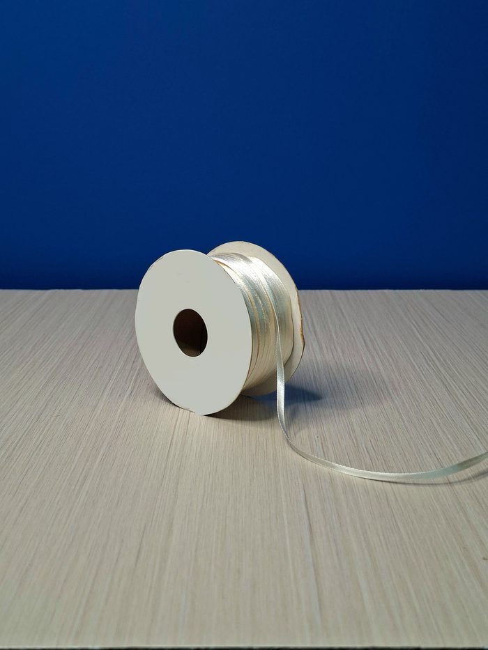 Cinta Raso #0 Crema 003 Rollo 92mts