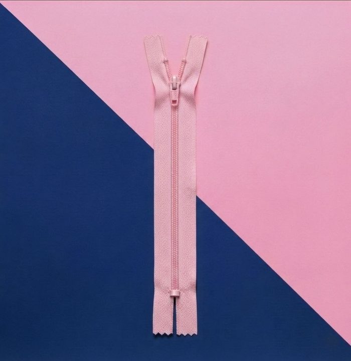 Cierre Plastico 15cm Rosado