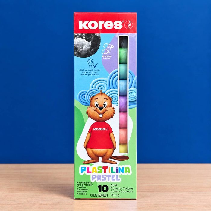 Plastilina Kores 10 Colores Pastel
