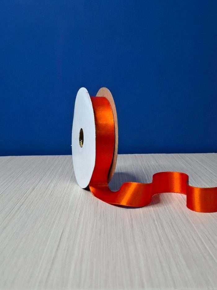 Cinta Raso #5 Mandarina 033 Rollo 23mts