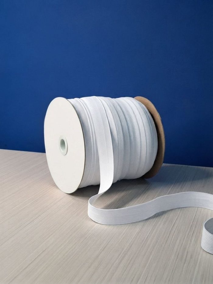 Elastica Trencilla Blanca X Rollo - 20mm (90metros)