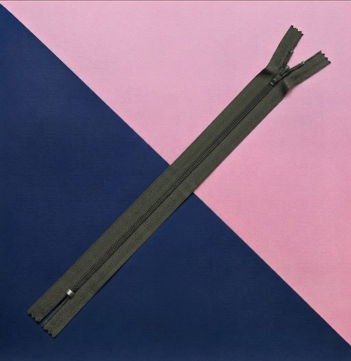 Cierre Plastico 60cm Verde Romance