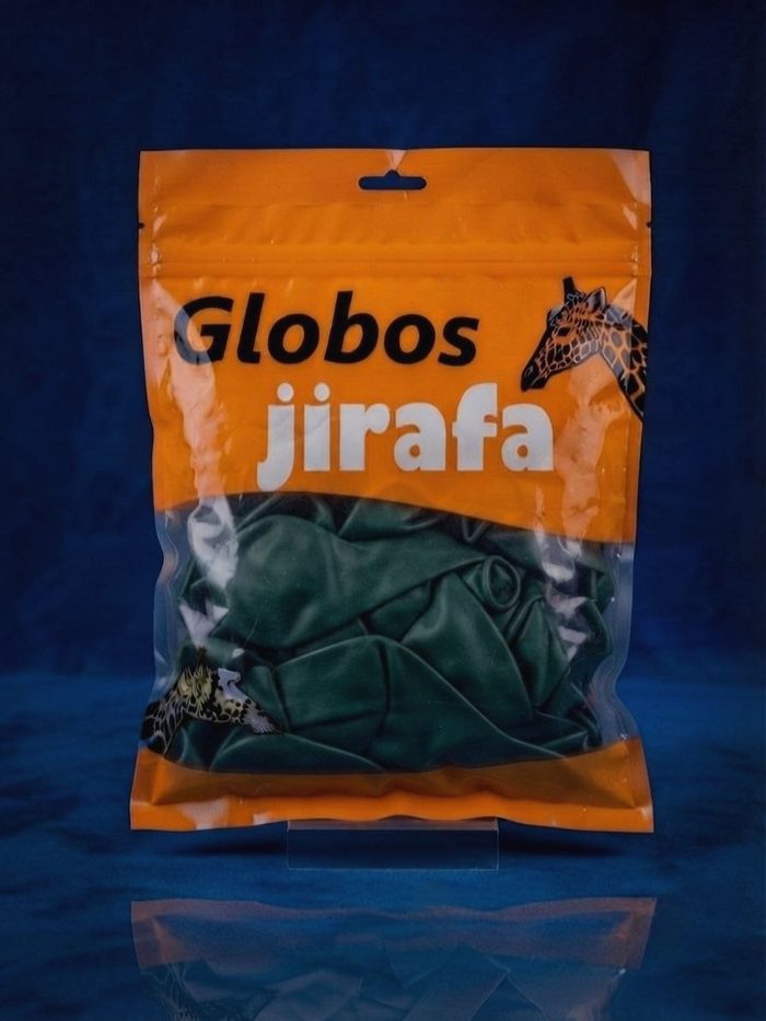 Paquete De Globos Jirafa - R10 Verde Oscuro 50pz