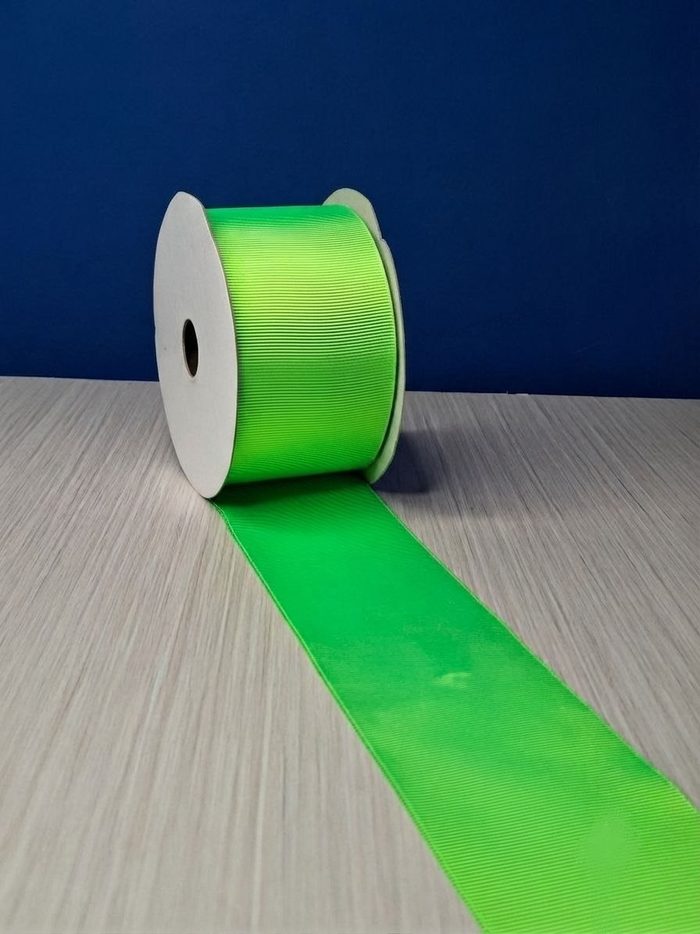 Cinta Gros #22 Verde Flourecente 046 Rollo 23mts