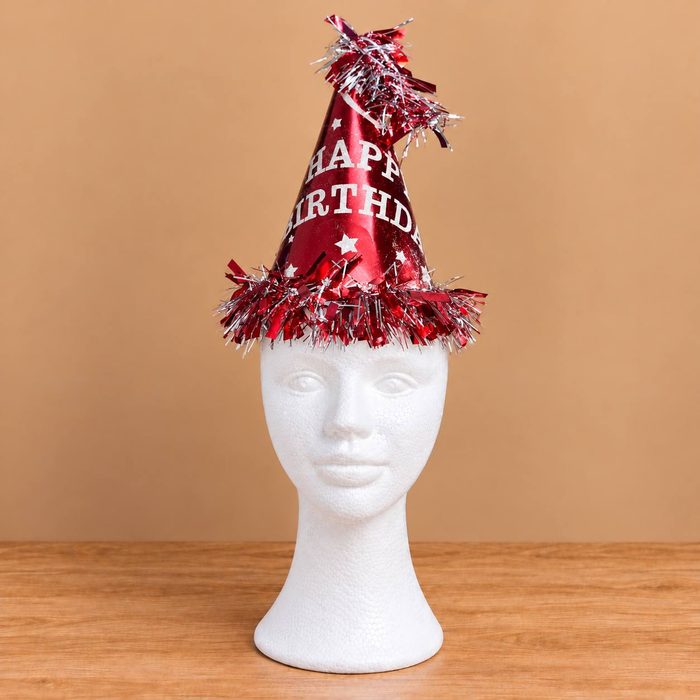 Sombrero Happy Birthday - Rojo