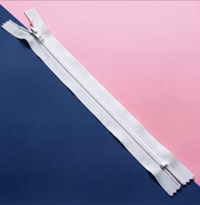 Cierre Plastico 40cm Blanco