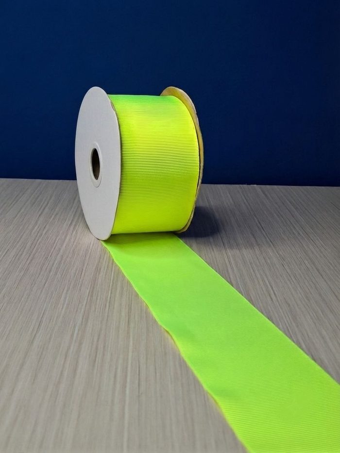 Cinta Gros #22 Amarillo Fluor 010 Rollo 23mts