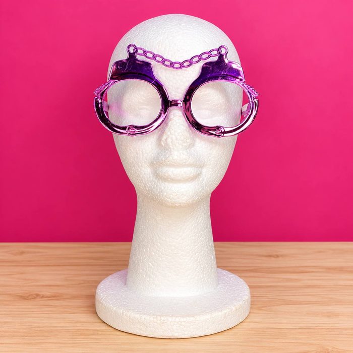 Lentes Metalizado - Forma de Esposas