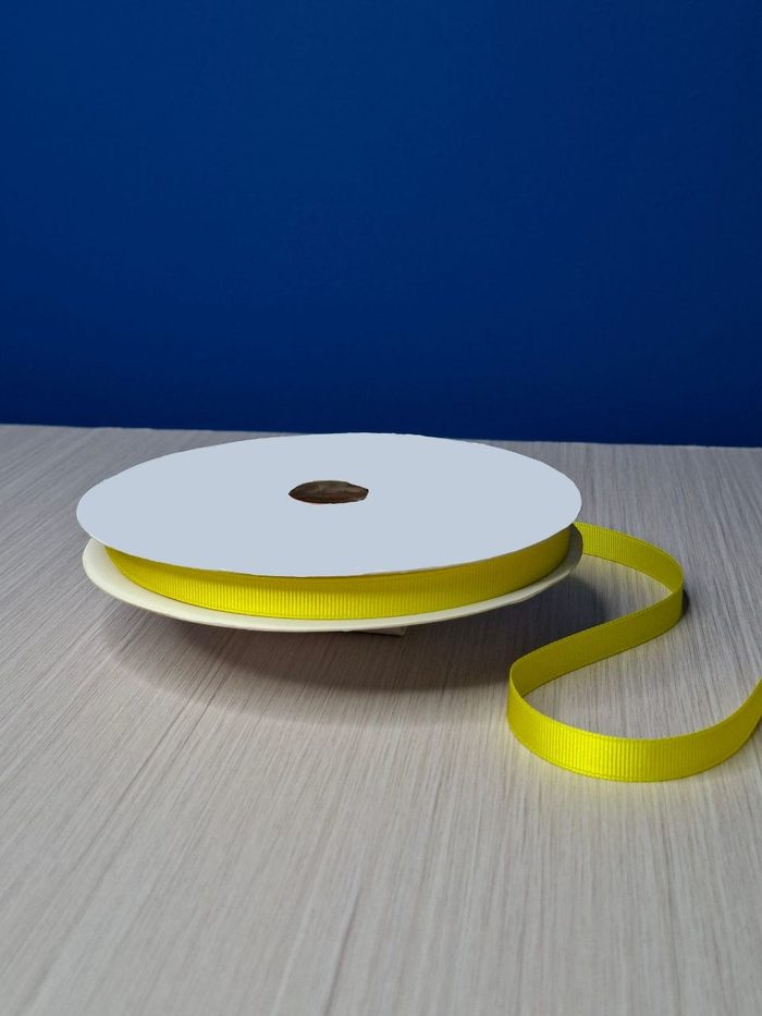 Cinta Gros #2 Amarillo Sol 012 Rollo 46mts