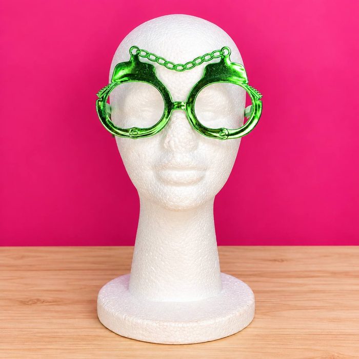 Lentes Metalizado - Forma de Esposas