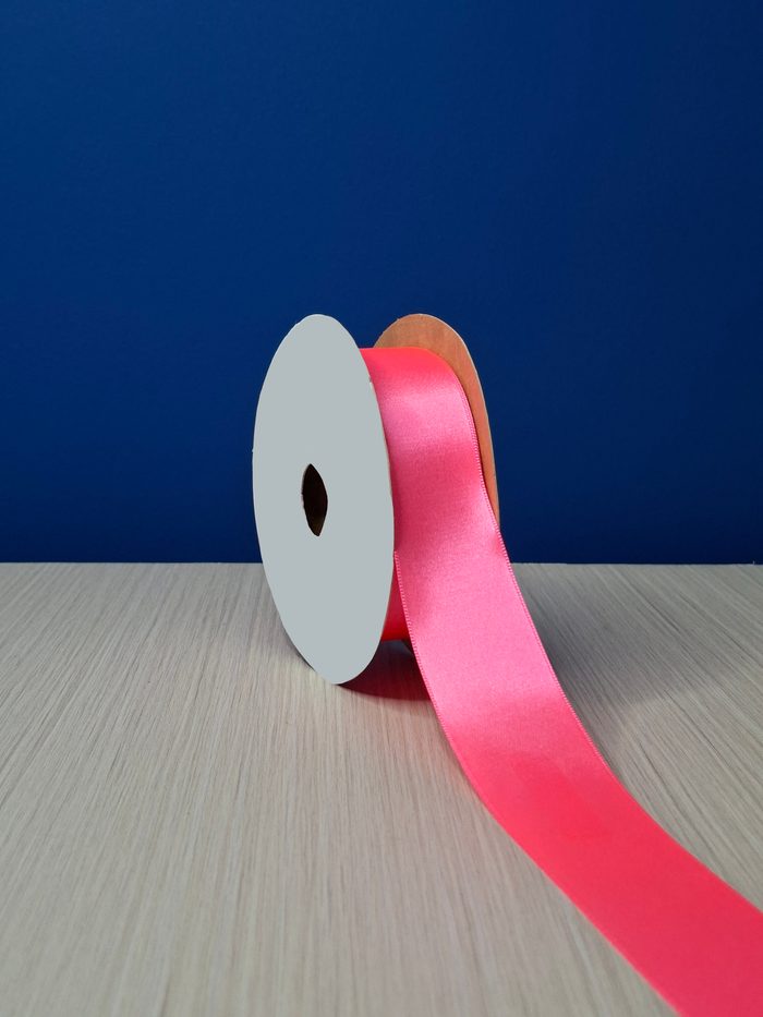 Cinta Raso #9 Rosado Fluorescente 069 Rollo 23mts