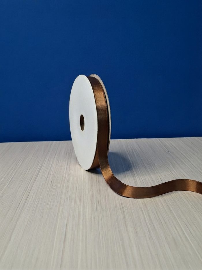 Cinta Raso #3 Marron 052 Rollo 46mts