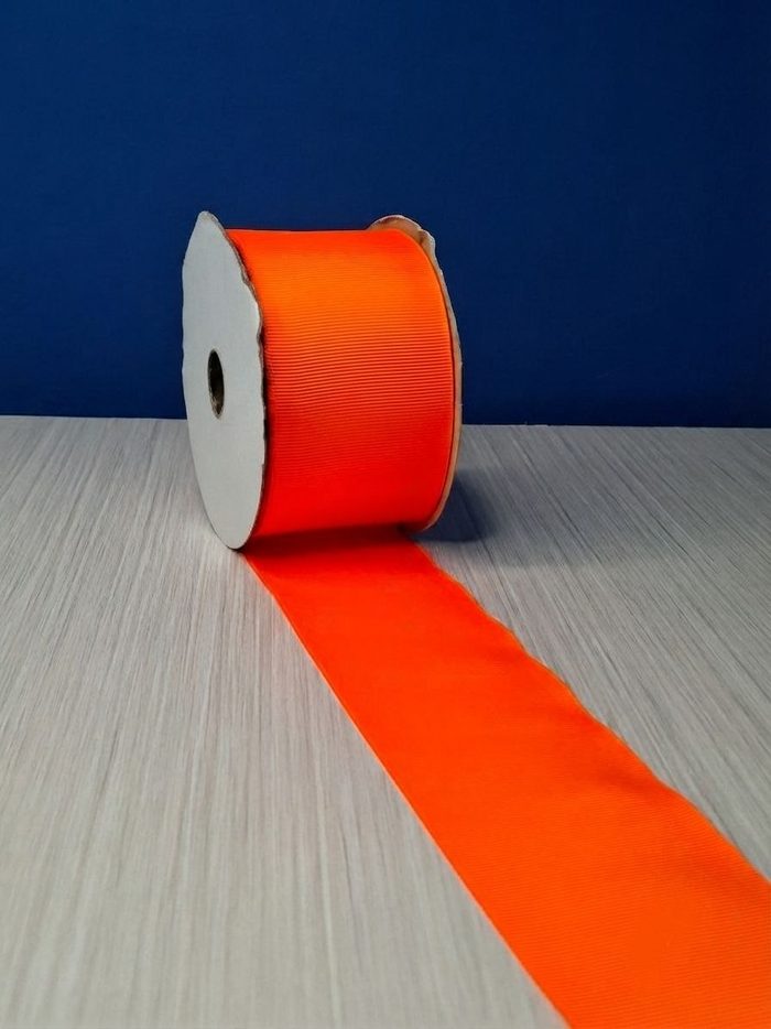 Cinta Gros #22 Naranja Flourecente 034 23mts