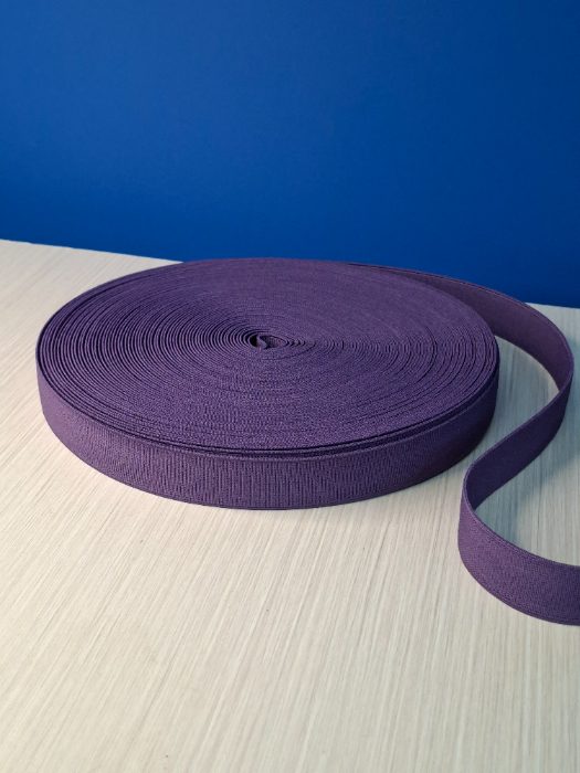 Elastica Colores Macuto 25mm Morada (25 Metros)