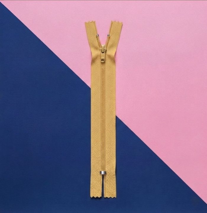 Cierre Plastico 15cm Amarillo