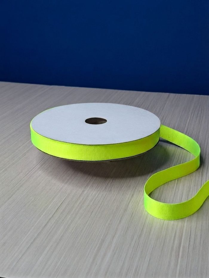 Cinta Gros #3 Amarillo Fluorescente 010 Rollo 46mts