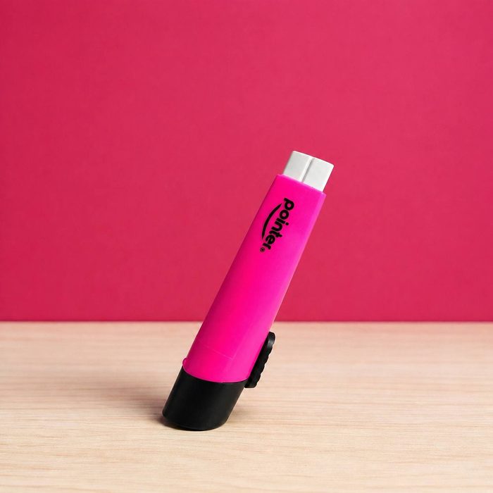 Borrador Pointer Retractil  Fucsia 1804