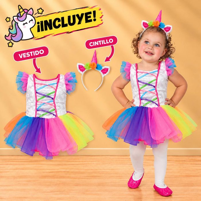 Disfraz Unicornio Bebe - Talla 12/18 Meses