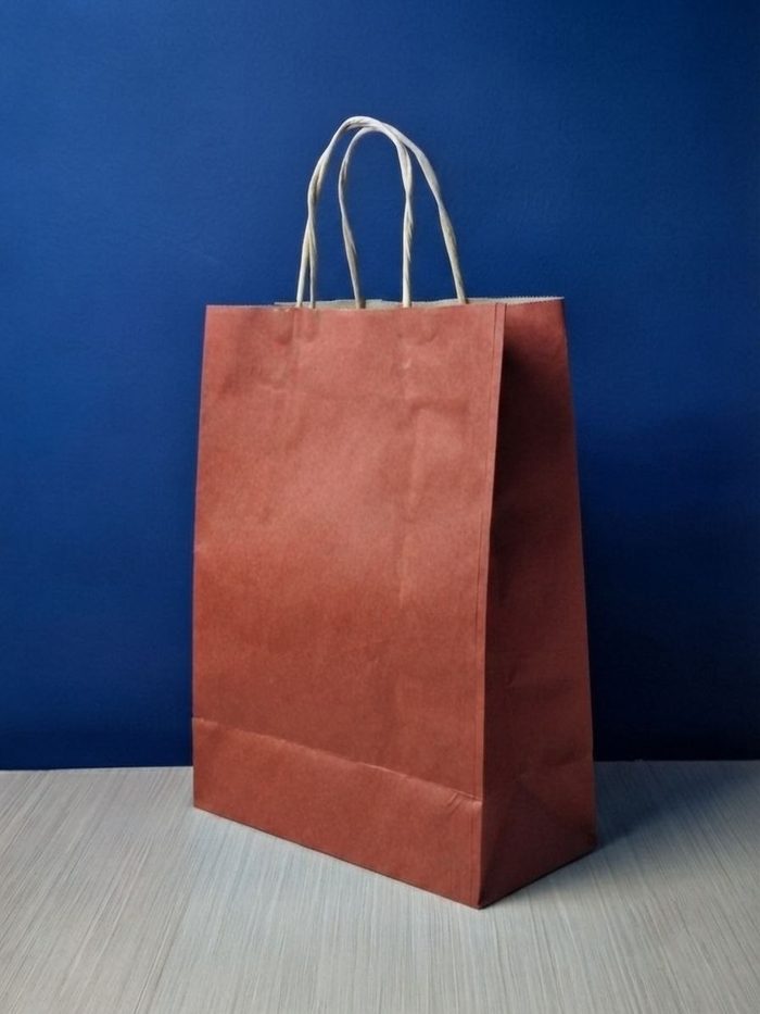 Bolsa Kraft Grande - Vinotinto