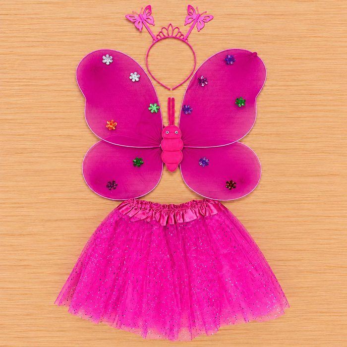 Alas de Mariposa (C/Tutu, Cintillo y Cetro) Fusia