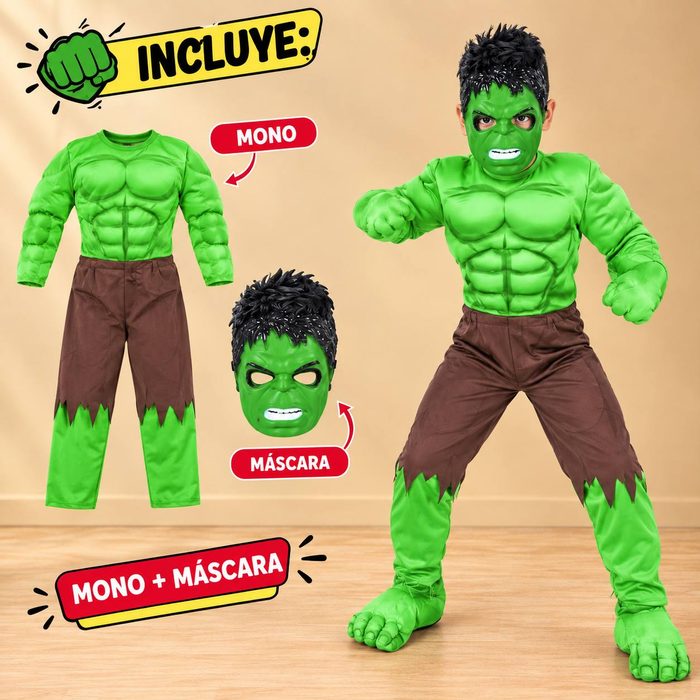 Disfraz Super Forzudo Power Talla 6