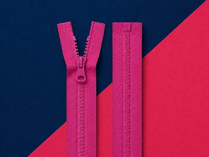 Cierre Diente De Perro 60cm Fucsia