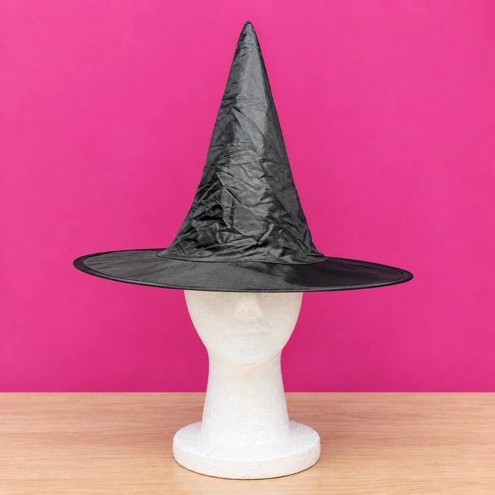 Sombrero de Bruja Sencillo Negro - Niña
