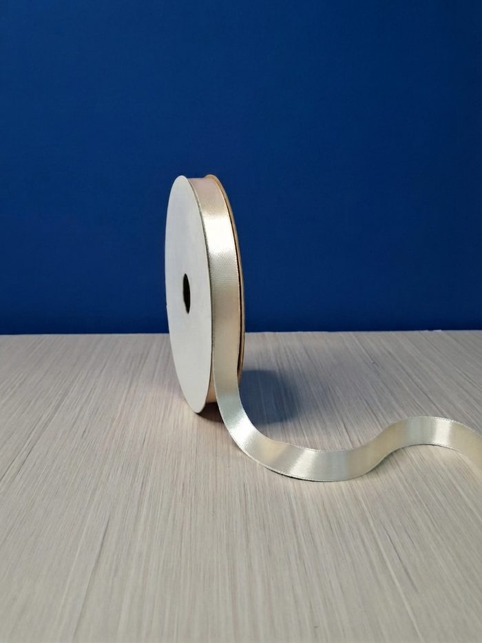 Cinta Raso #3 Crema 003 Rollo 46mts