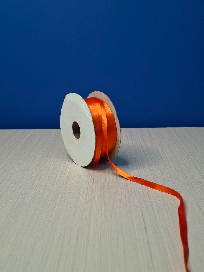 Cinta Raso #1 Mandarina 033 Rollo 92mts