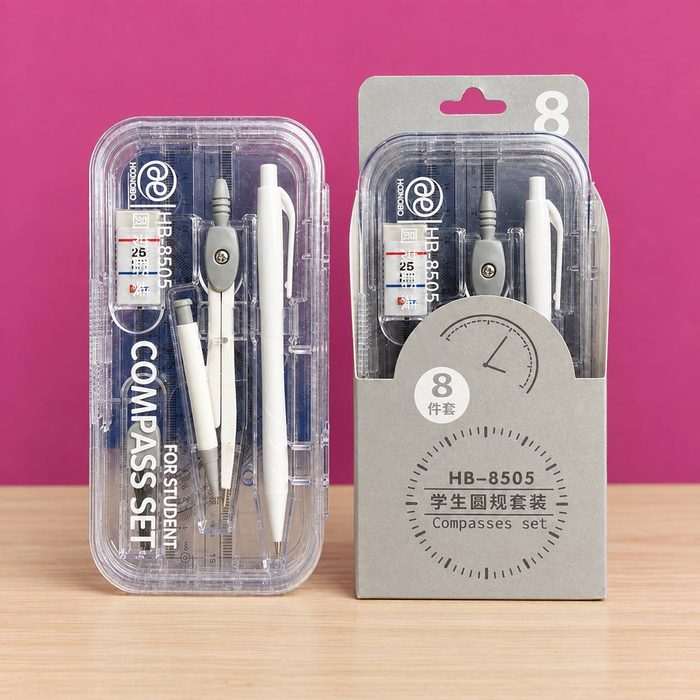 Compas Escolar Juego 8 Pcs